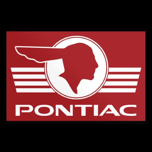 Pontiac Retro Logo Sticker