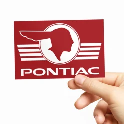 Pontiac Retro Logo Sticker