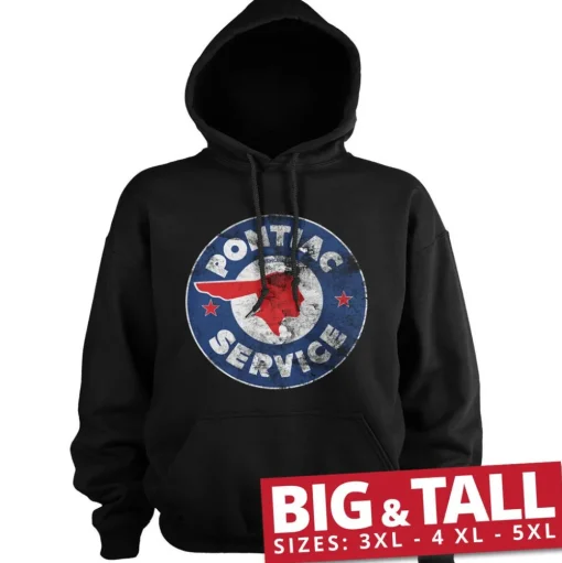 Pontiac Service Logo Big & Tall Hoodie