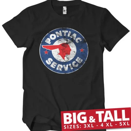 Pontiac Service Logo Big & Tall T-Shirt