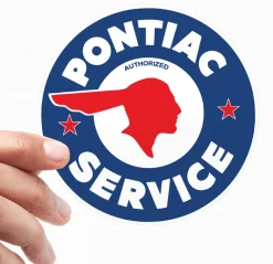 Pontiac Service Logo Sticker