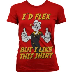 Popeye - I´d Flex Girly T-Shirt