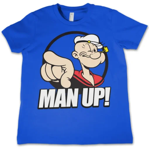 Popeye - Man Up! Kids T-Shirt