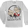 Popeye - Man Up! Long Sleeve Tee