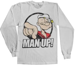 Popeye - Man Up! Long Sleeve Tee