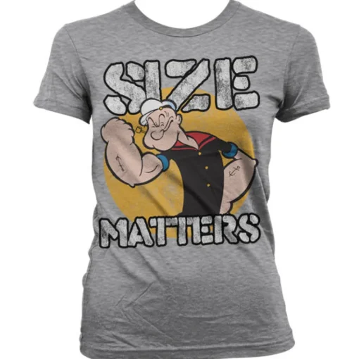 Popeye - Size Matters Girly T-Shirt