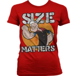 Popeye - Size Matters Girly T-Shirt