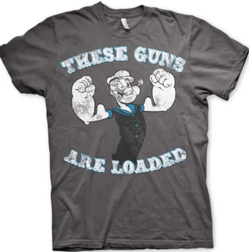 Popeye - These Guns Are Loaded T-Shirt