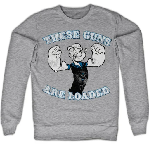 Popeye - These Guns Are Loaded Sweatshirt