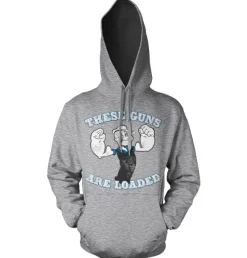 Popeye - These Guns Are Loaded Hoodie