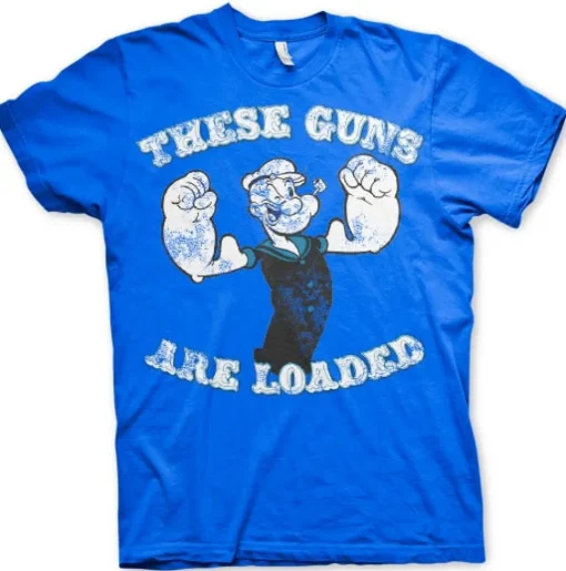 Popeye - These Guns Are Loaded T-Shirt