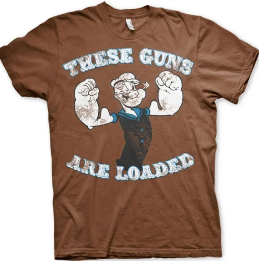 Popeye - These Guns Are Loaded T-Shirt