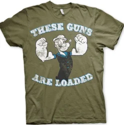 Popeye - These Guns Are Loaded T-Shirt