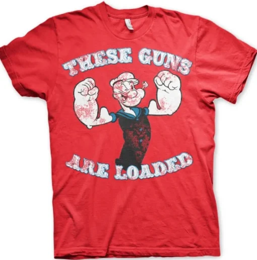 Popeye - These Guns Are Loaded T-Shirt