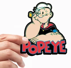 Popeye Color-Off Sticker