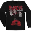 Popeye Distressed Sailor Man Long Sleeve Tee