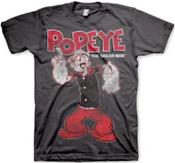 Popeye Distressed Sailor Man T-Shirt
