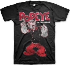 Popeye Distressed Sailor Man T-Shirt