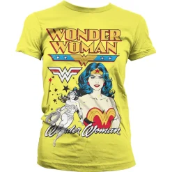 Posing Wonder Woman Girly Tee