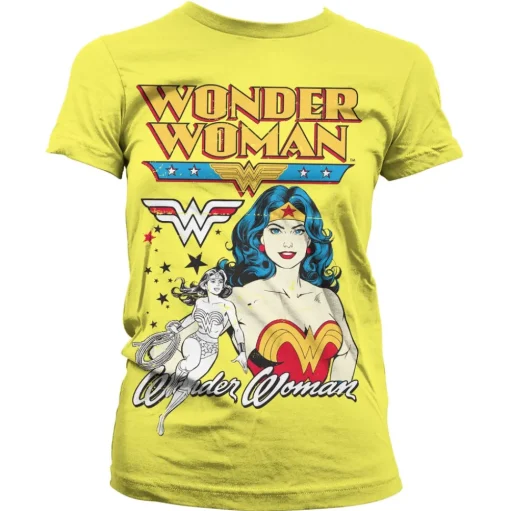Posing Wonder Woman Girly Tee