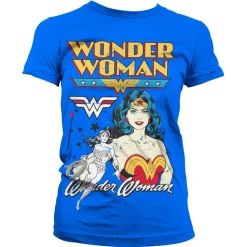 Posing Wonder Woman Girly Tee