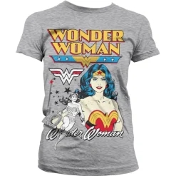 Posing Wonder Woman Girly Tee