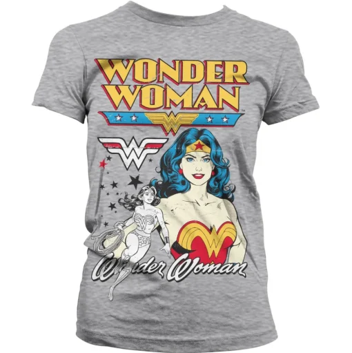 Posing Wonder Woman Girly Tee
