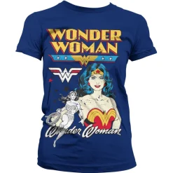 Posing Wonder Woman Girly Tee