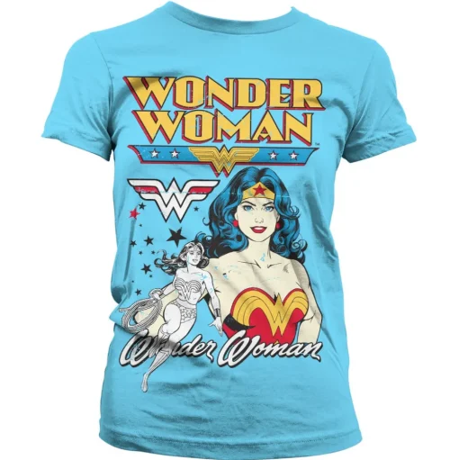 Posing Wonder Woman Girly Tee