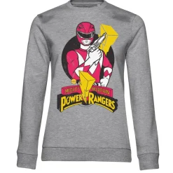 Power Rangers - Red Ranger Pose Girly Sweatshirt