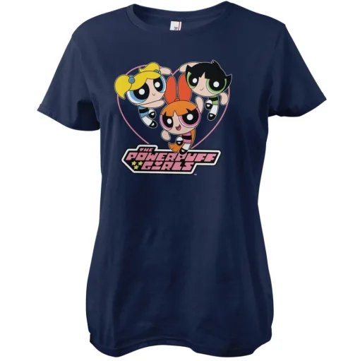 Powerpuff Girls Heart Girly Tee
