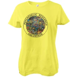Psychedelic Research Volunteer Girly Tee