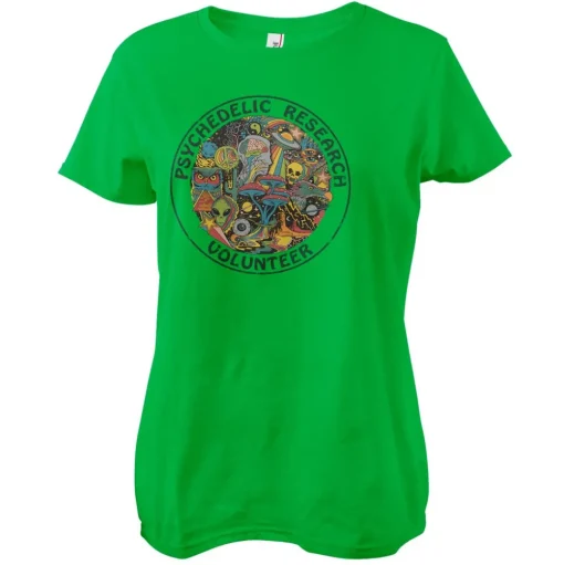 Psychedelic Research Volunteer Girly Tee