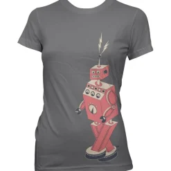 Retro Robotwalk Girly Tee
