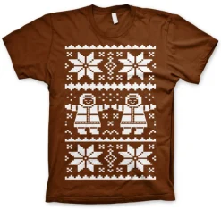 Retro X-Mas Knit Pattern T-Shirt