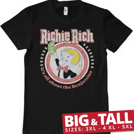 Richie Rich - Benjamins Big & Tall T-Shirt
