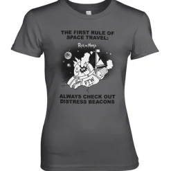Rick And Morty - Distressed Beacons Girly Tee