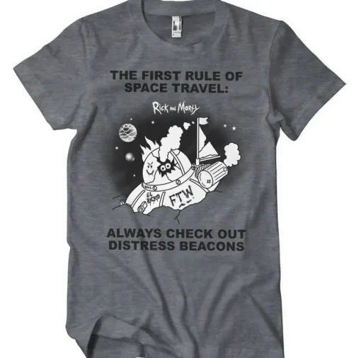 Rick And Morty - Distressed Beacons T-Shirt