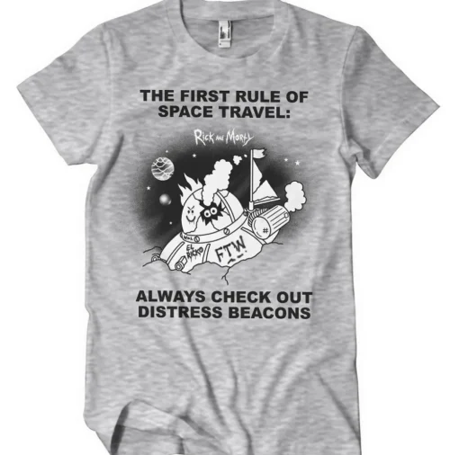Rick And Morty - Distressed Beacons T-Shirt