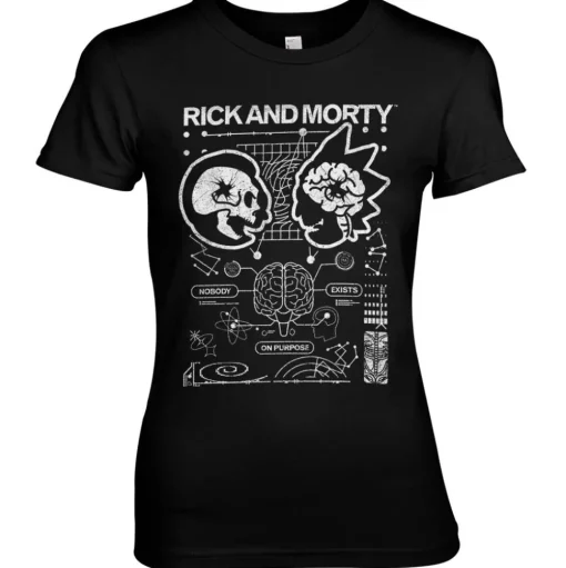 Rick and Morty - Nobody Exists On Purpose Girly Tee