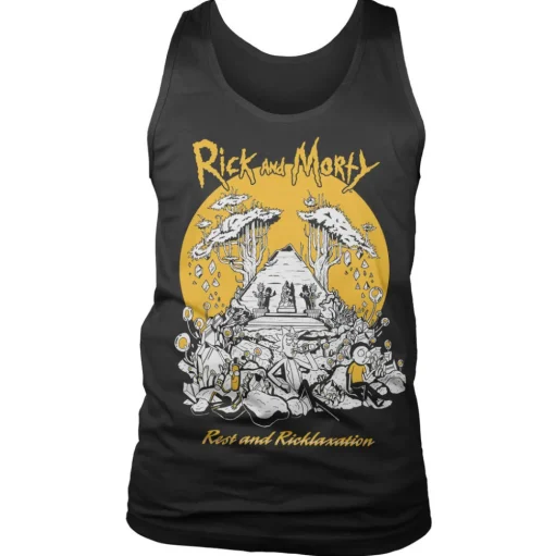 Rick And Morty - Rest And Ricklaxation Tank Top