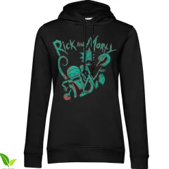 Rick And Morty Duotone Girls Hoodie