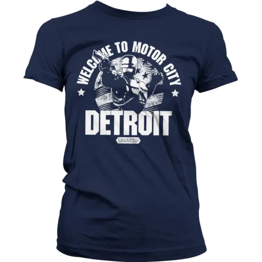 Robocop - Welcome To Motor City Girly Tee
