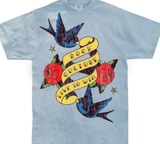 Rock Culture - Live To Win Tattoo T-Shirt