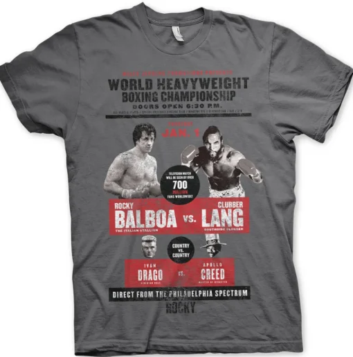 Rocky - World Heavyweight Poster T-Shirt