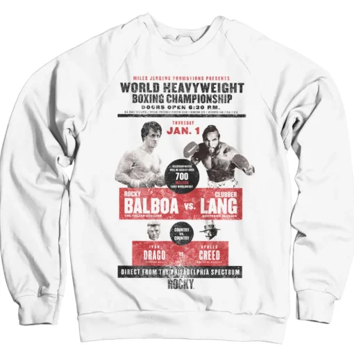 Rocky - World Heavyweight Poster Sweatshirt