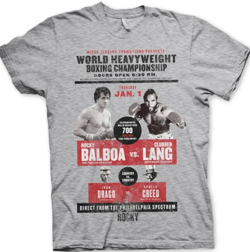 Rocky - World Heavyweight Poster T-Shirt