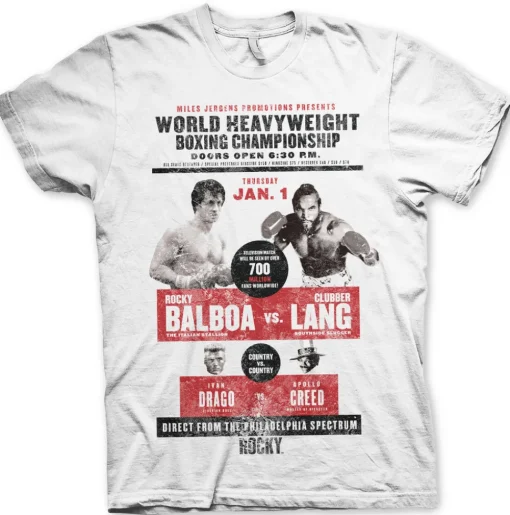 Rocky - World Heavyweight Poster T-Shirt