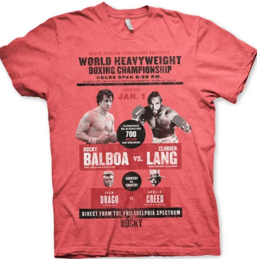 Rocky - World Heavyweight Poster T-Shirt