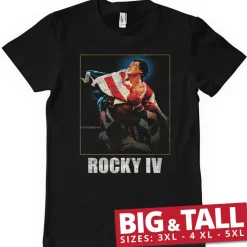 Rocky IV Washed Cover Big & Tall T-Shirt